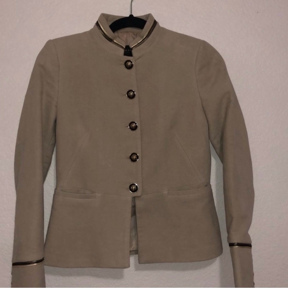 Zara Taupe Tailored Jacket
